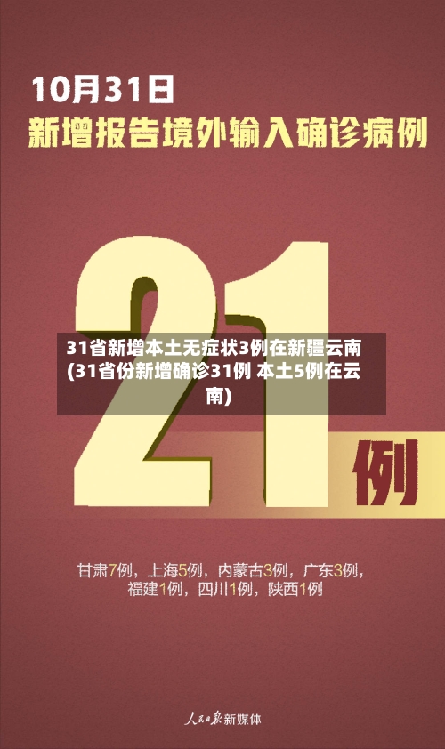 31省新增本土无症状3例在新疆云南(31省份新增确诊31例 本土5例在云南)-第2张图片