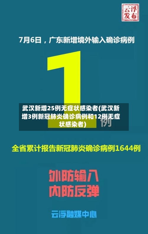 武汉新增25例无症状感染者(武汉新增3例新冠肺炎确诊病例和12例无症状感染者)-第2张图片