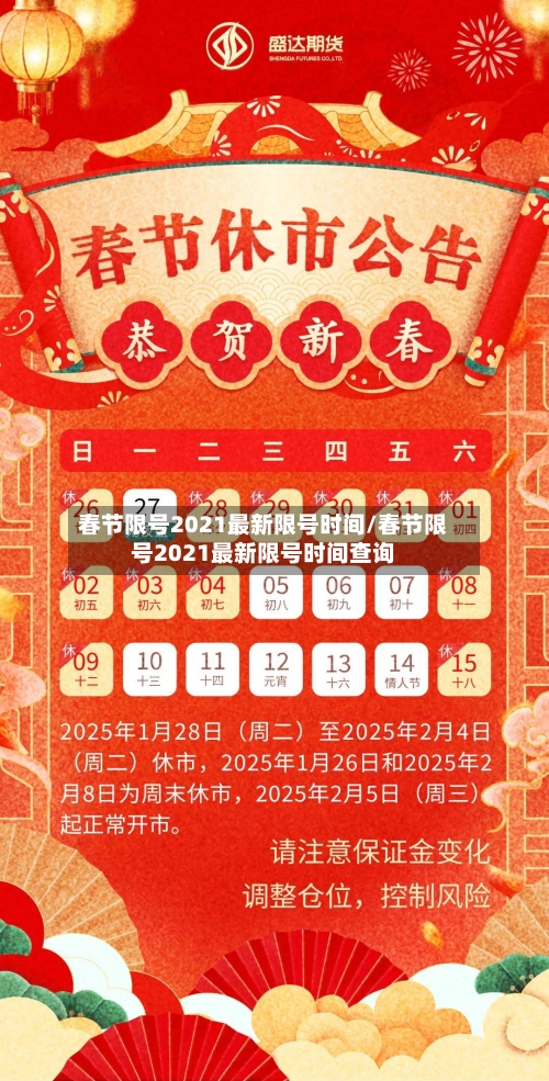 春节限号2021最新限号时间/春节限号2021最新限号时间查询-第3张图片