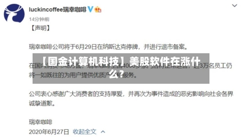 【国金计算机科技】美股软件在涨什么？-第3张图片