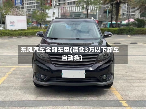 东风汽车全部车型(清仓3万以下新车自动挡)