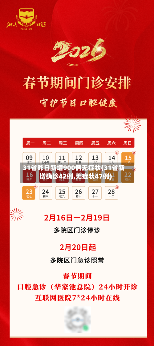 31省昨日新增900例无症状(31省新增确诊42例,无症状47例)-第2张图片