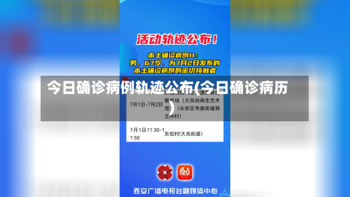 今日确诊病例轨迹公布(今日确诊病历)-第2张图片