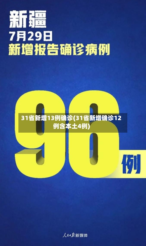 31省新增13例确诊(31省新增确诊12例含本土4例)