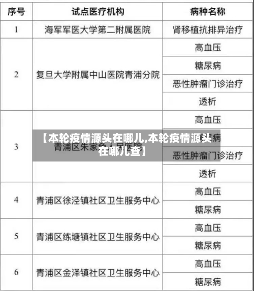 【本轮疫情源头在哪儿,本轮疫情源头在哪儿查】-第2张图片